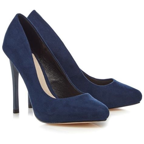 Navy Blue High Heels, Elegant Shoes Heels, Navy Blue Pumps, Blue Stilettos, Navy Pumps, Trendy Heels, Navy Blue Shoes, Shoes Heels Classy, Heels Stilettos