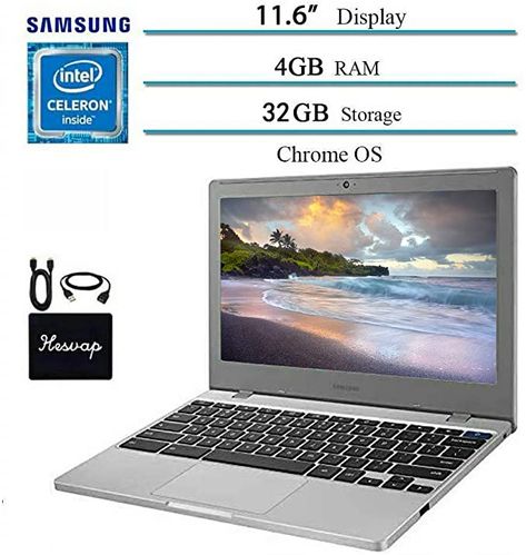 Newest Samsung Chromebook 11.6 Laptop Computer for Business Student, Intel Celeron N4000, 4GB RAM, 32GB Storage, up to 12.5 Hours Battery Life, WiFi, Chrome OS w/ HESVAP Bundle Business Student, Samsung Chromebook, Best Gaming Laptop, Laptop Deals, Computer Memory, New Samsung, Best Laptops, Gaming Laptops, Desktop Computers