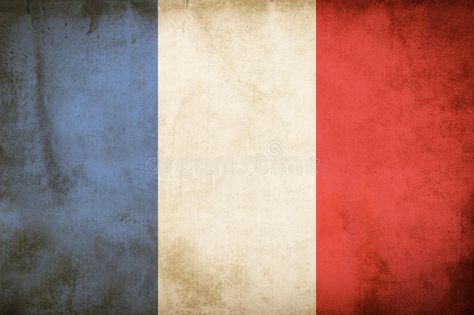 France Flag Aesthetic, Flag Of France, Old Grunge, Rustic Flags, France Aesthetic, France Flag, Object Drawing, French Flag, 3d Object