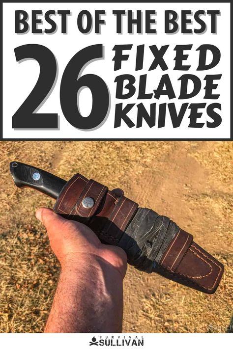 Fixed blade knives are staples for preppers and anyone living in the bush. Here are my top recommendations. #knives #survival #bushcraft #wildernesssurvival Survival Prepping Diy, Survival Bushcraft, Off Grid Survival, Bushcraft Knives, Knife Art, Wilderness Survival, Knife Design, The Bush, Fixed Blade Knife