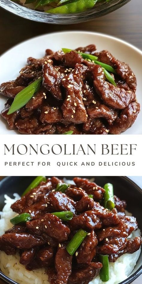 Easy Mongolian Beef (30-Minute Recipe) Ingredients: For the Beef: 1 lb beef tenderloin or flank steak, sliced against the grain (450g) 1/4 cup cornstarch (30g) 1/2 tsp baking soda Oil for cooking For the Sauce: 3 cloves garlic, minced 1 tbsp fresh ginger, minced 1/3 cup water (80ml) #Beef #Mongolian Flank Steak Asian Recipes, Steak Flank Recipes, Milanese Steak Recipes, Recipes With Minute Steak, Diced Beef Recipes Quick, Beef Mongolian Recipe, Magnolia Beef Recipes, Beef Slices Recipe, Mongolian Beef Recipe Noodles