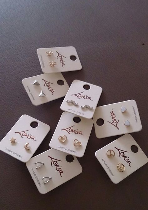 Lovisa  #earrings lovisa girls Lovisa is defiantly my favorite Earrings Lovisa, Lovisa Earrings, Lovisa Jewellery, Dad Baby, Cute Pins, Girls Jewelry, Trendy Accessories, Simple Jewelry, Amelie