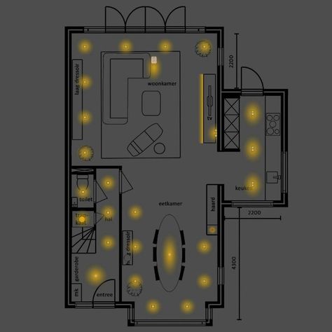 Led Shelf Lighting, Theater Room Design, Interior Design Layout, Interior Design Student, Architectural Lighting Design, Lighting Layout, Ceiling Plan, Interior Architecture Drawing, Interior Design Drawings