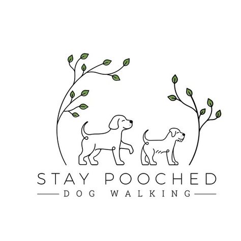 Dog Walking Logo, Simplistic Logo, Pet Branding, Dog Logo Design, Dog Walking Business, Dog Grooming Salons, Dog Playground, Dog Business, Dog Branding