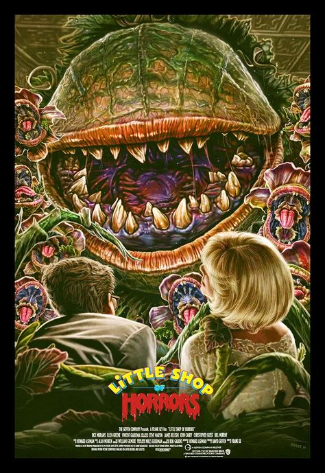 •Little Shop of Horrors (1986)  •Frank Oz Little Shop Of Horrors Fanart, Horror Prints, 1980s Movies, Best Movie Posters, Horror Artwork, Little Shop Of Horrors, Horror Posters, Horror Movie Posters, Alternative Movie Posters