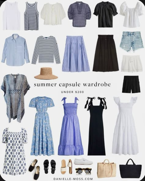 Greece Capsule Wardrobe, 54321 Packing, Travel Capsule Wardrobe Summer, European Travel Outfit, Travel Packing Outfits, France Holiday, Capsule Wardrobe Casual, Capsule Wardrobe Women, Spring Summer Capsule Wardrobe