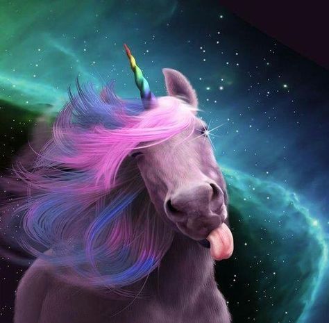 Unicorn with tongue out art Whats Your Spirit Animal, Unicorn Quotes, Unicorn And Fairies, Annoying People, Unicorn Pictures, Unicorns And Mermaids, Psy Art, Unicorn Wallpaper, Your Spirit Animal