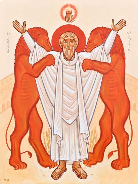 St Ignatius Of Antioch, Ignatius Of Antioch, Coptic Art, St Ignatius, Orthodox Christian Icons, Saint Anthony, The 3 Kings, Orthodox Christianity, Holy Family