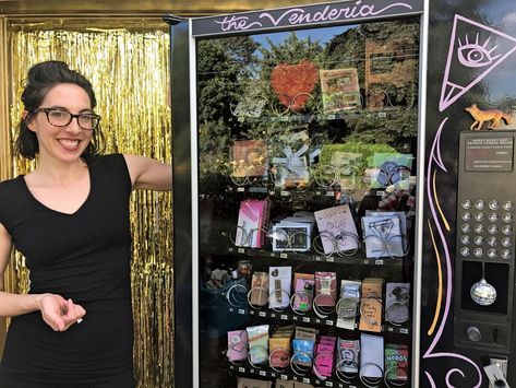 The Venderia Makes Portland’s Weirdest, Wildest Vending Machines. Here’s the Craziest Stuff It’s Ever Put in Them. Crystal Vending Machine, Fun Vending Machine Ideas, Repurposed Vending Machine, Wedding Vending Machine, Fancy Vending Machine, Unique Vending Machine, Vending Machine Ideas Products, Unique Vending Machine Ideas, Vending Machines Aesthetic