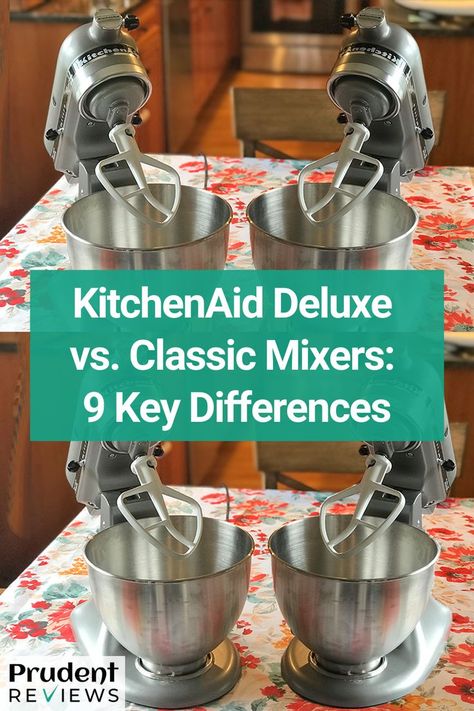 KitchenAid Deluxe vs. Classic Mixers: 9 Key Differences Mixer Attachments, Kitchenaid Stand Mixer, Kitchenaid Mixer, Classic Kitchens, Stand Mixer, Kitchen Aid Mixer, Kitchen Cooking, Kitchen Products, Kitchen Aid