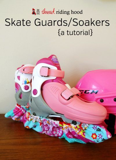 Skate Soakers Diy, Skate Guards Diy, Hockey Storage, Skate Soakers, Skate Guards, Hockey Diy, Terrific Tuesday, Quick Projects, Sewing Tricks