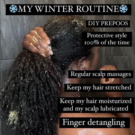 #hairgrowth #hairgrowthchallenge #naturalhairgrowth #naturalhairgrowthchallenge #winterhairroutine #naturalhairroutine #lengthretention #lengthretentionchallenge Hair Care In Winter, Length Retention Hairstyles, Natural Hair Challenge, Length Retention Natural Hair, Natural Hair Journey Tips, Hair Journey Tips, Skincare Content, Growth Challenge, Winter Hair Care