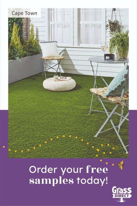 Outdoor space with seating and artificial grass Best Artificial Grass, Direct Wood Flooring, Synthetic Lawn, Fake Grass, Artificial Lawn, Astro Turf, Grasses Garden, Artificial Turf, Green Lawn