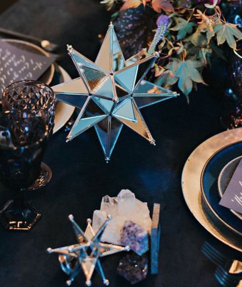 Cosmos Wedding Theme, Starry Night Table Decor, Galaxy Theme Wedding, Ancestor Ritual, Night Table Decor, Cosmic Wedding, Starfall Ball, Nye 2024, Celestial Wedding Theme