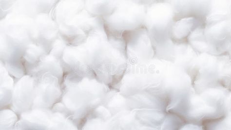 Close-up of white fluffy cotton background, abstract luxury wadding cloud texture. Generative AI stock image Fluffy Background, Cloud Texture, Cotton Clouds, Close Up, Stock Images, Texture