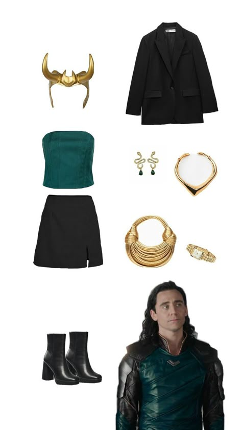 night out outfit Loki Disneybound, Loki Inspired Outfit, Loki Halloween Costume, Halloween Things To Do, Disney Bound Outfits Casual, Loki Costume, Disney Trip Outfits, Loki Cosplay, Everyday Cosplay