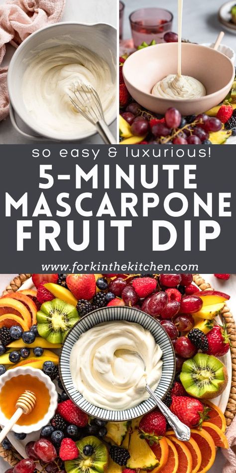 Mascarpone Fruit Dip, Mascarpone Dip, The Best Fruit Dip, Best Fruit Dip, Spring Baking Recipes, Shower Appetizers, Easy Fruit Dip, Fruit Dips, Fruit Dips Recipes