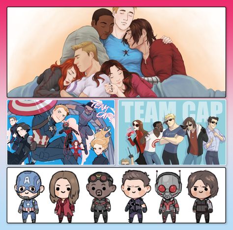 Avengers Family Fanart, Cap Quartet Fan Art, Super Family Avengers, Cap Quartet, Avengers Assemble Cartoon, Avengers Fan Art, Marvel Comics Funny, Baby Avengers, Marvel Fanart