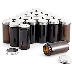 Kamenstein Glass Jars with Removable Sifter Metal Caps, Set of 24, Amber : Amazon.ca: Home Storing Spices, Homemade Spice Blends, Empty Jar, Gifts Homemade, Homemade Lotion, Xmas 2022, Homemade Spices, Spice Containers, Amber Jars