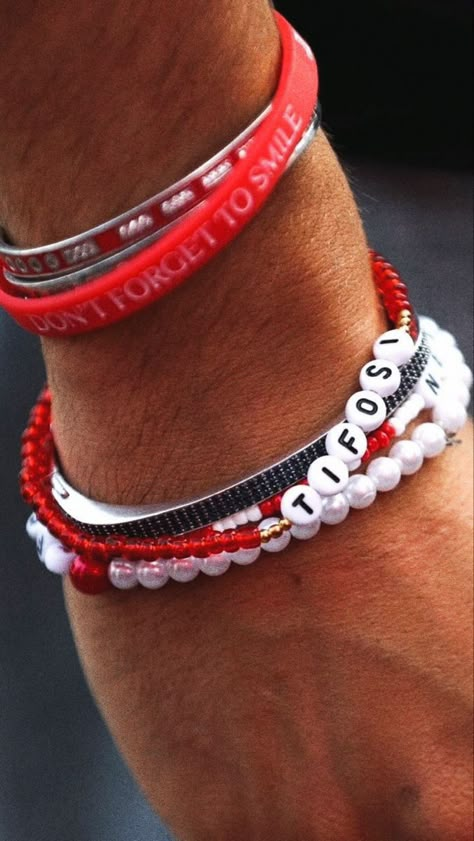 F1 Jewelry, F1 Friendship Bracelet, F1 Bracelet, Everyone Is A Ferrari Fan, Mclaren Girl, Racing Aesthetic, Bf Gift Ideas, Fan Bracelet, F1 Girl