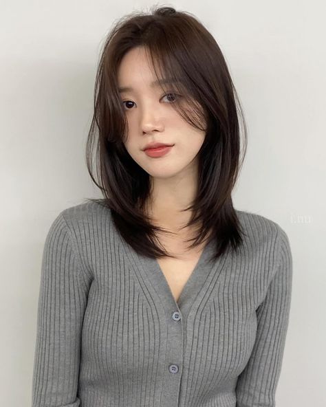 5 Agelessly Chic and Universally Flattering Straight Hairstyles Check more at https://meo.tips/beauty/5-agelessly-chic-and-universally-flattering-straight-hairstyles/ Should Length Hair Styles, Shortish Hair, Hair Style Korea, Hair Inspiration Long, Layered Haircuts For Medium Hair, Korean Hair, Asian Short Hair, Hairstyles For Layered Hair, Shot Hair Styles