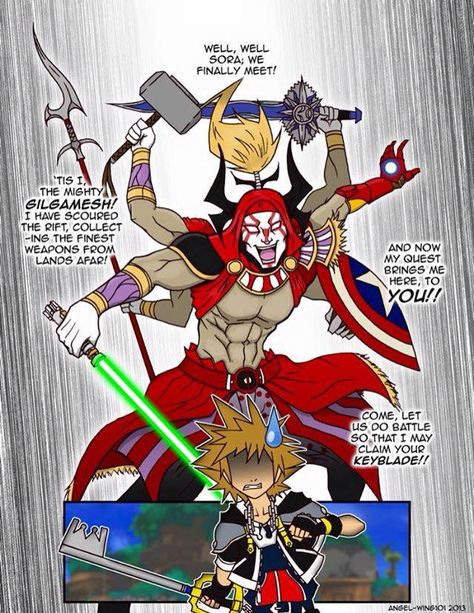 Gilgamesh is best optional boss Kingdom Hearts Crossover, Kingdom Hearts Funny, Stranger Things Mike, Couples Book, Disney Princess Snow White, Kingdom Hearts Art, Kingdom Heart, Image Cat, Kingdom Hearts 3