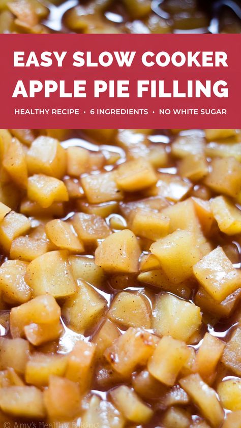 Gluten Free Apple Pie Filling, Make Apple Pie Filling, Healthy Apple Pie Filling, Pie Night, Sugar Free Apple Pie, Easy Apple Pie Filling, Apple Pie Filling Recipe, Pastry Treats, Gluten Free Apple Pie