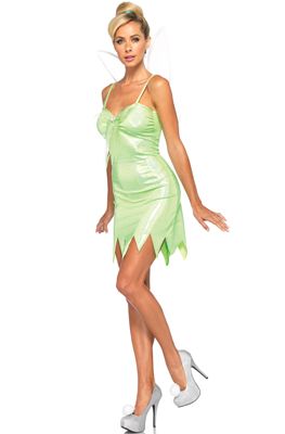 Tinkerbell - $40 Adult Tinkerbell Costume, Neverland Tinkerbell, Disney Dresses For Women, Iridescent Fairy Wings, Fairy Dress Costume, Iridescent Fairy, Tinkerbell Dress, Tinkerbell Costume, Tinker Bell Costume