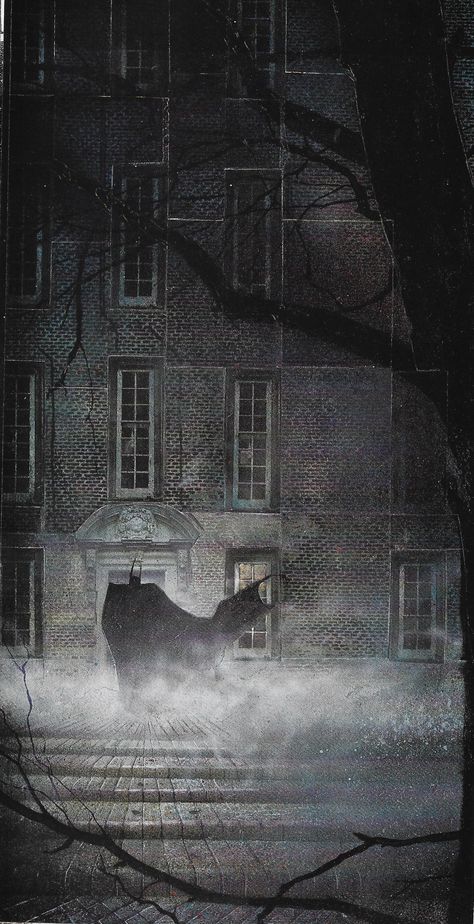 Arkham Asylum from ‘Batman: Arkham Asylum A Serious House on Serious Earth, 15 Anniversary Edition’’ by Grant Morrison and Dave McKean. Arkham Asylum A Serious House, Gotham Nights, Dc Artwork, Batman Painting, Castlevania Wallpaper, Dave Mckean, Batman Arkham Asylum, Batman Pictures, Bob Kane