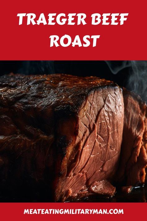 Traeger Roast, Smoked Roast Recipe, Smoked Beef Roast, Grilled Roast Beef, Beef Roast Recipe, Traeger Grill Recipes, Bbq Roast, Vegetarian Barbecue, Cooking A Roast