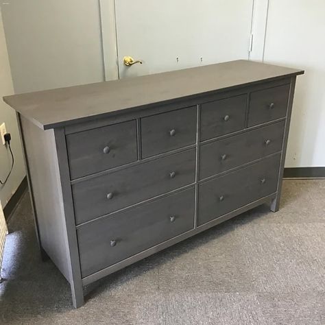 We’ve had so many inquiries over the past couple of weeks for dressers and clothing storage furniture; and we’ve just gotten in a bunch of options over the weekend! So let’s kick it off with the classic HEMNES from @ikea that’s in fab condition and ready to get your wardrobe into drawers and off your floors 😉 IKEA HEMNES Grey Stained Solid Pine 8-Drawer Dresser [$399.99 New Before Shipping & Assembly!] (63”W x 20”D x 38”H) Item Number: 16617-3 $395 Love it? Don’t miss out! You can purch... 8 Drawer Dresser, Ikea Hemnes, Grey Stain, Clothing Storage, Drawer Dresser, Solid Pine, Storage Furniture, Item Number, The Weekend