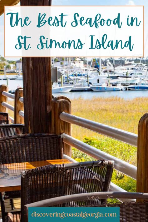 You don’t have to look far to find great food on St Simons Island Georgia, but chances are you’re here for the seafood! That’s why we’ve put together this list of the best seafood restaurants in St Simons Island GA- So you can make the most of your golden isles vacation! Whether you're just around for a quiet beach trip or you brought the whole family with you, these restaurants are sure to have something for you and all your travel companions. Weekend Trip Packing, Best Family Vacation Spots, Jekyll Island Georgia, St Simons Island Georgia, Coastal Georgia, Quick Weekend Getaways, Pet Friendly Vacations, Georgia Coast, Best Seafood Restaurant