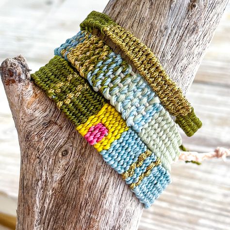 Mix and match ✨🩷💚🩵💛 #handmade #woven #bracelets #wearableart #oneofakind #unique #textilejewelry #wovenjewelry #accesories #handwovenacceories #handwovenbracelets #handwoven #textiledesign #handwovenbracelet #weaversofinstagram #supporthandmade #uniquehandwoven #shophandmade #smallbusiness #arubamade #arubahandmade #bohemian #chique #bohosjic Textile Jewelry, Woven Bracelets, Support Handmade, Jewellery Making, Mix N Match, Mix And Match, Handmade Shop, Textile Design, Wearable Art