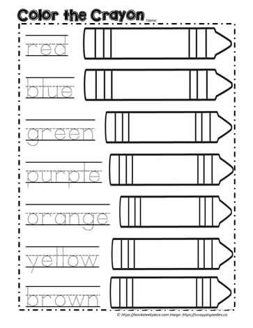 Activity Worksheets For Kids, Color Word Activities, Color Worksheets For Preschool, Printable Alphabet Worksheets, Kindergarten Colors, Color Words, English Activities For Kids, Preschool Math Worksheets, Kids Worksheets Preschool