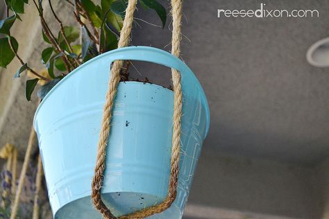 Hanging Basket Tutorial Step 2 by reesedixon, via Flickr Diy Hanging Baskets, Hanging Basket Diy, Hanging Basket Stand, Hanging Baskets Diy, Baskets Diy, Old Wicker, Indoor Oasis, Prayer Garden, Hanging Herb Garden