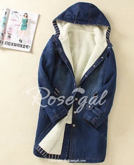 I like this. Do you think I should buy it? Denim Parka, Parka Jacket Women, Oversized Parka, Jacket Korean, Denim Jacket Winter, Denim Coat Women, Outwear Fashion, Stitch Fit, Long Jeans