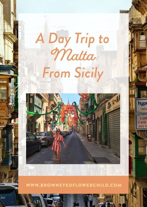 A Day Trip to Malta from Sicily #Malta #SicilyDayTrip #MaltaDayTrip #MaltaExperiences #Valletta #Mdina #StJulian #SummerinMalta Malta Itinerary, Mindful Travel, Malta Beaches, Maltese Islands, Boss Girl, Italy Travel Tips, European Destinations, Beautiful Sites, Sicily Italy