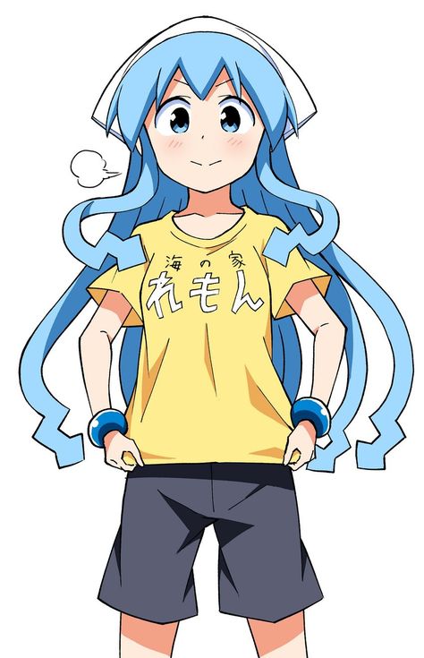 Ika Musume, Squid Girl, Monster Mouth, Light Novel, Girl Power, Character Art, Princess Zelda, Zelda Characters, Anime