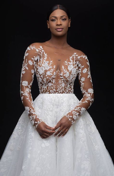 ALONUKO Alonuko Wedding Gowns, Alonuko Bridal, Lace Overskirt, Brown Wedding Themes, Vintage Glamour Wedding, Mock Dress, Glamour Wedding, Modern Dresses, Reception Look