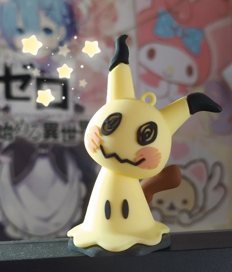 Pokemon Unite Characters, Clay Pokemon Easy, Clay Ideas Pokemon, Cute Mimikyu, Pokemon Clay Art, Anime Clay Ideas, Pokemon Clay, Hunter Pokemon, Clay Pokemon