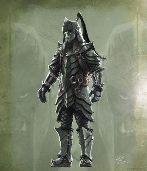 Orcish Armor (Skyrim) - The Elder Scrolls Wiki Skyrim Orc, Skyrim Concept Art, Orc Armor, Skyrim Armor, Armor Reference, Skyrim Art, Heavy Armor, Elder Scrolls Art, Elder Scrolls Skyrim