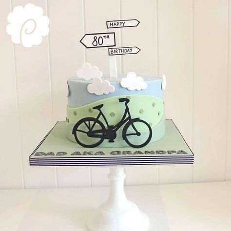 Mountain Bike Cake, Little Birthday Cake, Cycling Cake, Bicycle Party, Bicycle Cake, Bike Cakes, Dhoni Photos, Dad Birthday Cakes, Cake Models