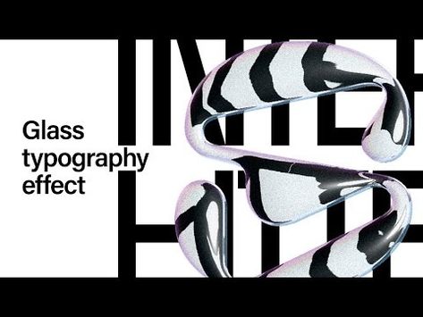 Creating glass typography in Photoshop and Illustrator in 3 minutes - YouTube Typography Tutorial Illustrator, Glass Typography, Glass Photoshop, Poster Tutorial, Photoshop Typography, Typography Tutorial, Illustrator Typography, Typography Design Tutorial, Typography Design Inspiration