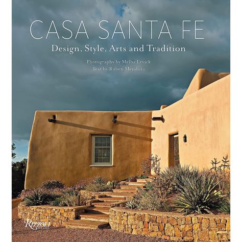 Desert hues, natural materials, thick hand-plastered walls, and adobe brick construction are hallmarks of the Santa Fe Style, which is as much an expression in architecture, interior design, art, and crafts as it is a way of life. Rooted in a sense of earthy comfort inspired by its history, the surrounding desert, and Native American and Hispanic design influences, the style has a timeless appeal and vibrant ongoing life that has resulted in these extraordinary homes.With features such as eighte Santa Fe Design, Adobe Brick, Plastered Walls, Extraordinary Homes, Beamed Ceilings, New Mexico History, Brick Construction, Santa Fe Style, Wood Beam Ceiling