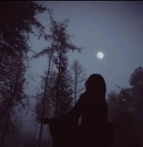 Lunar Witchcraft, Lunar Witch, Modern Witchcraft, Moon Witch, Moon Magic, New Energy, In The Woods, At Night, The Moon