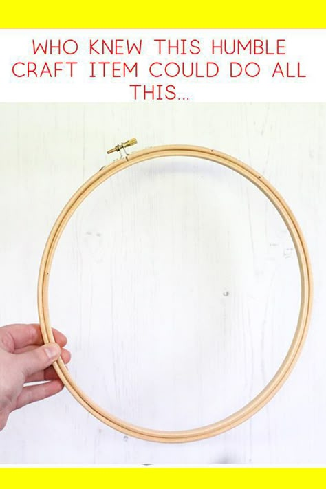 embroidery hoop Craft To Sell, Hoop Crafts, Wrapping Paper Storage, Embroidery Hoop Crafts, Group Crafts, Spring Gardening, Hanging Succulents, Cheap Crafts, Diy Craft Tutorials