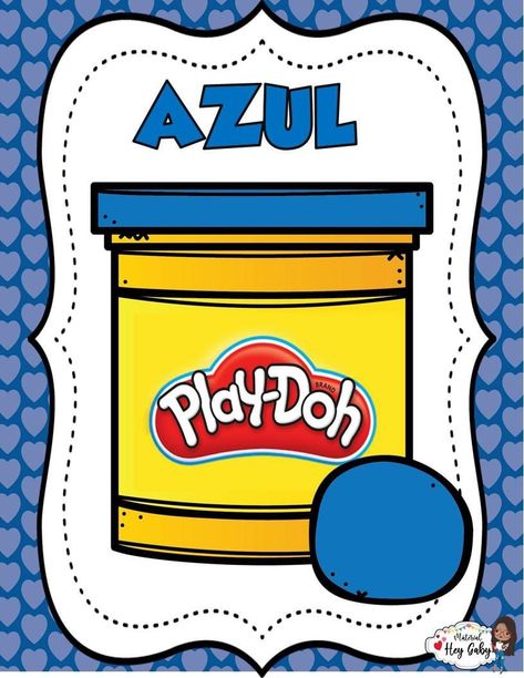 Play Dooh, Play Doo, Can Clipart, Play Doh Party, Spanish Teaching Resources, Preschool Arts And Crafts, Pete The Cat, Teaching Aids, Art N Craft