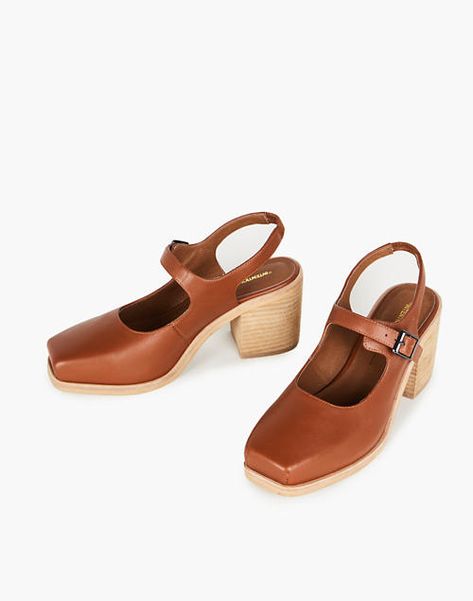 Intentionally Blank Office Cognac Heel Sundress Shoes, Comfortable Summer Shoes, Casual Summer Shoes, Cognac Heels, Summer Shoes For Women, Fall Shoe, Summer 2024 Fashion, Shoes For Woman, Work Shoes Women