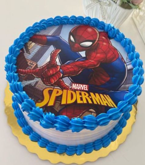 Spiderman Pasta, Spiderman Cupcake Toppers, Birthday Beer Cake, Happy Birthday Topper, Blue Happy Birthday, Spiderman Cupcakes, Spiderman Birthday Cake, Bachelorette Cake, Birthday Topper