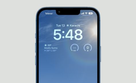 How to Set Weather Lock Screen on iPhone [iOS 16 Tutorial] Iphone Lock Screen, Night Wallpaper, Mostly Sunny, Ios 16, Current Location, Iphone Screen, Unique Wallpaper, Lock Screen, Phone Screen